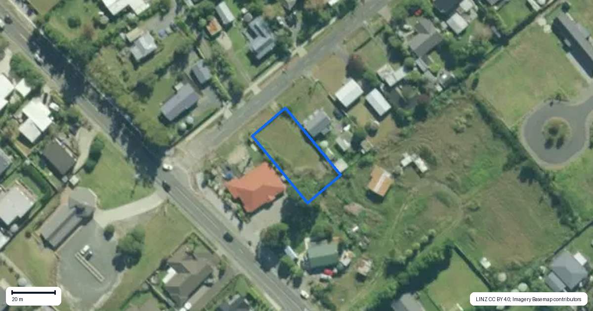 Property context map for 4 Pearson Street, Mangawhai