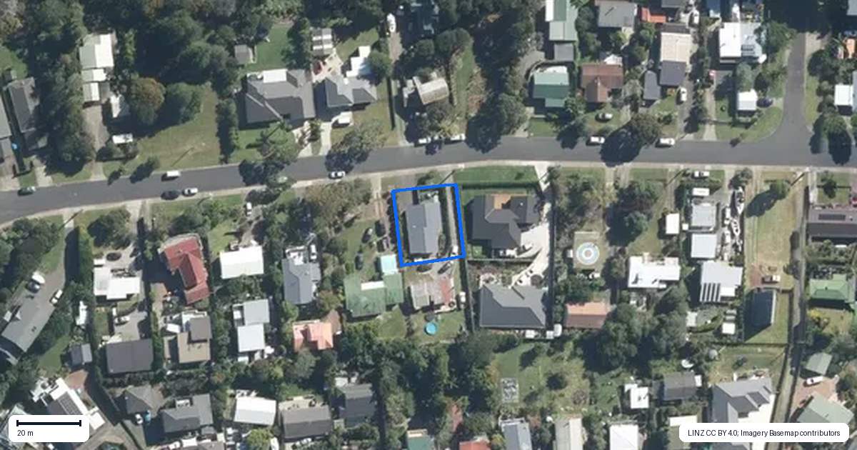 Property context map for 20 Otanerua Road, Hatfields Beach, Orewa