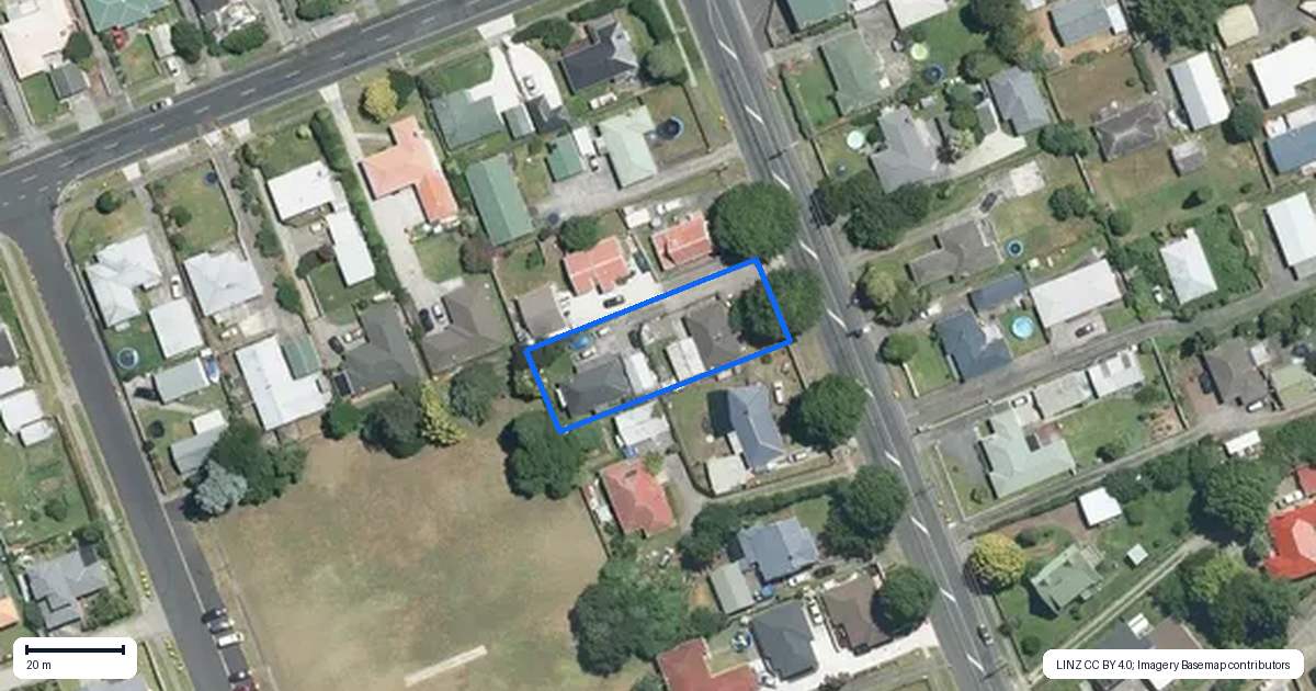 Property context map for 1/22 Cosgrave Road, Papakura