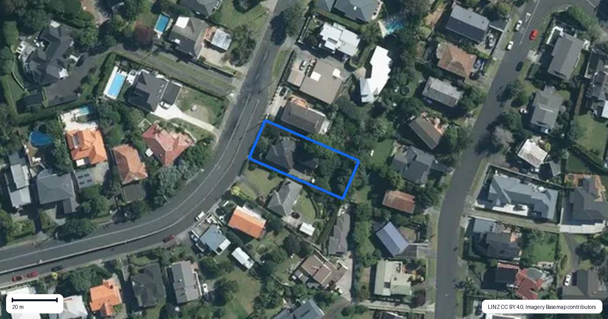 Property context map for 446 Riddell Road, Glendowie, Auckland