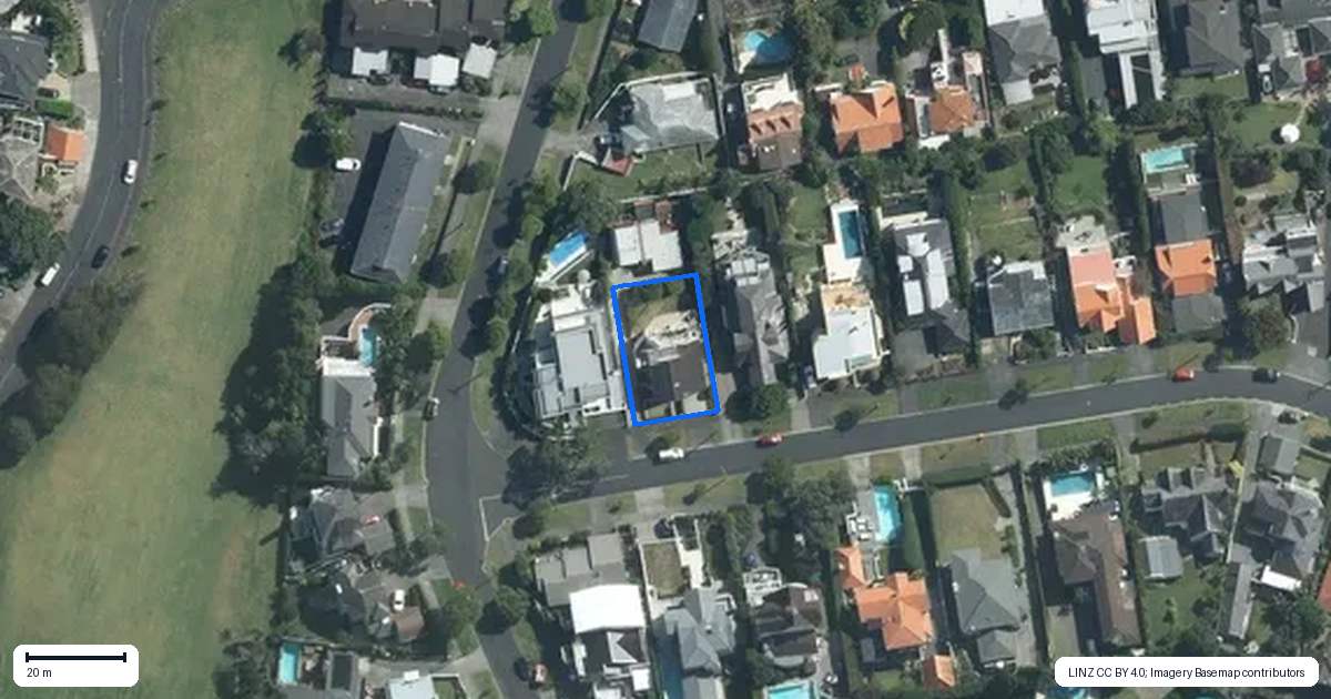 Property context map for 4 Codrington Crescent, Mission Bay, Auckland