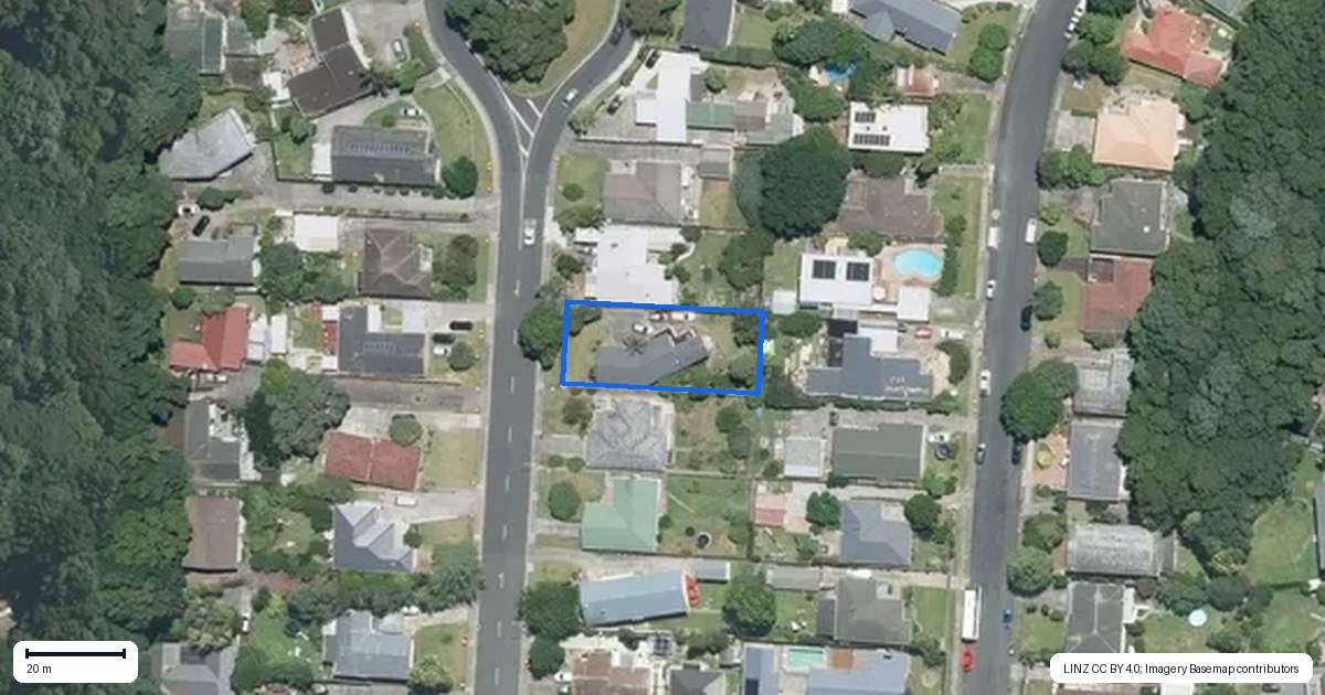 Property context map for 78 David Avenue, Hillpark, Auckland