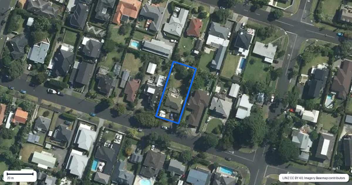 Property context map for 16 Colchester Avenue, Glendowie, Auckland