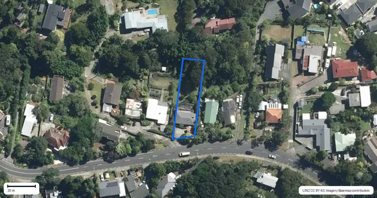 Property context map for 193A Godley Road, Titirangi, Auckland