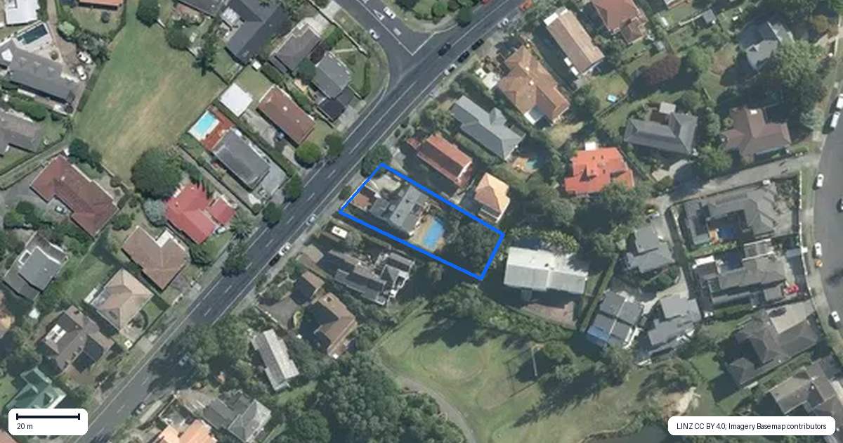 Property context map for 39 Norman Lesser Drive, St Johns, Auckland