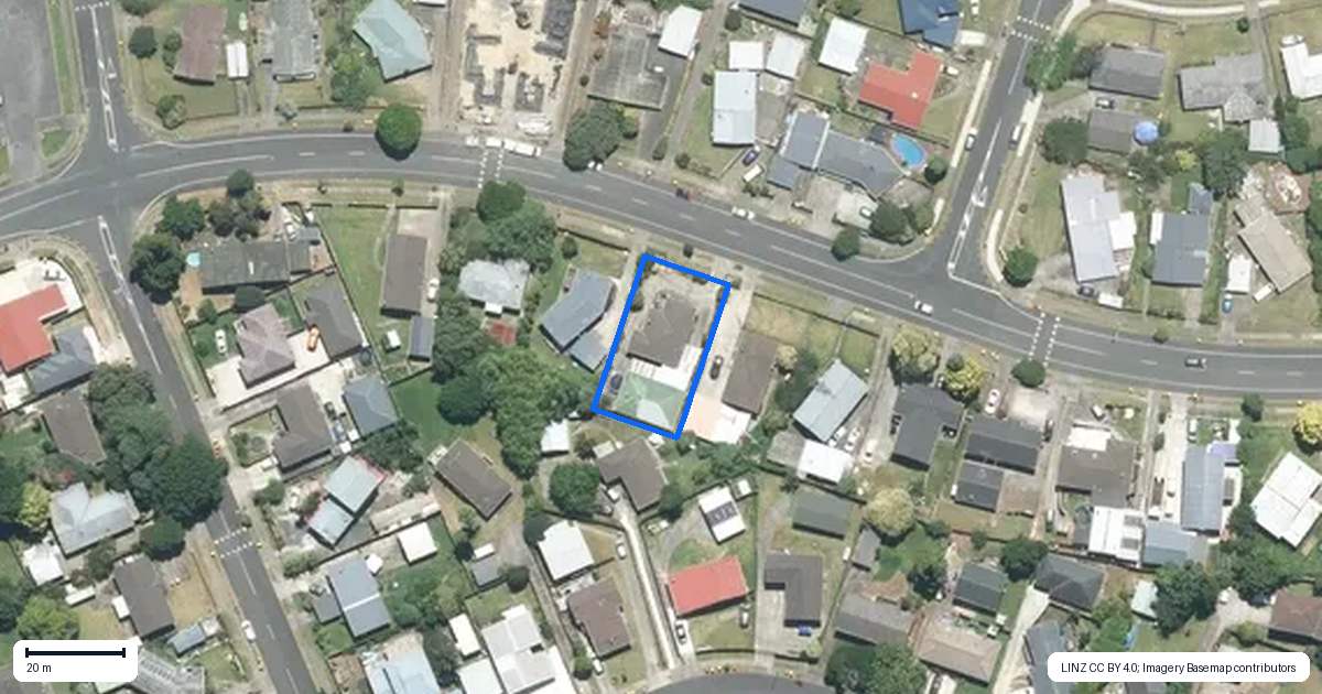 Property context map for 44 Burbank Avenue, Manurewa, Auckland