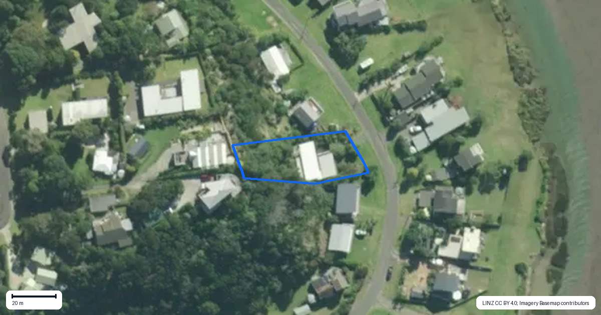 Property context map for 34 Lincoln Street, Mangawhai Heads, Mangawhai