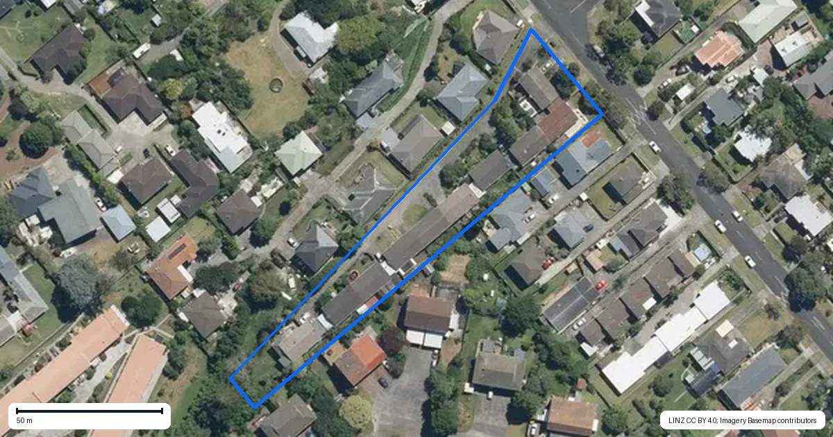 Property context map for 6/21 Gardner Avenue, New Lynn, Auckland