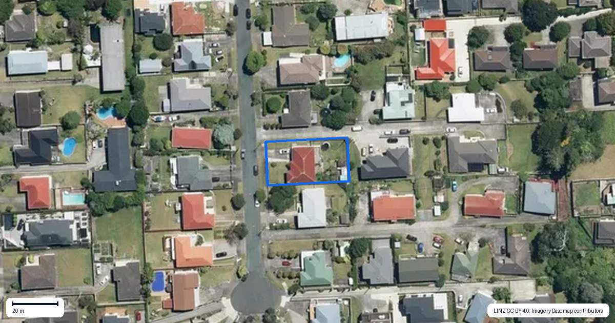 Property context map for 24 Letterkenny Place, Blockhouse Bay, Auckland