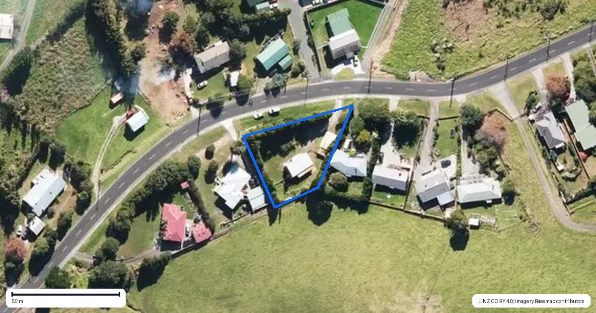 Property context map for 46 Donald Road, Kaitaia