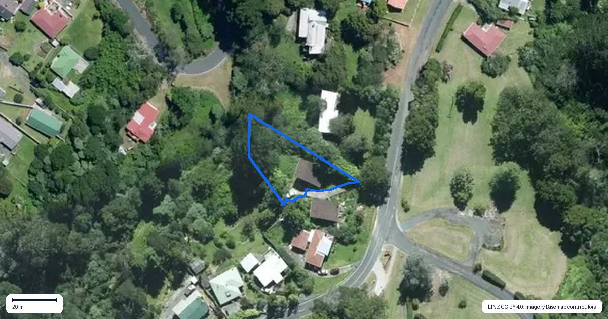 Property context map for 10 Hospital Road, Kawakawa