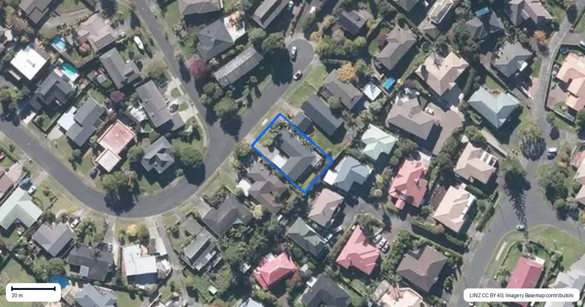 Property context map for 29 Culver Terrace, Howick, Auckland