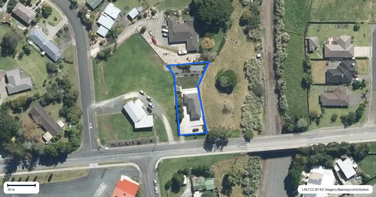 Property context map for 7 Matheson Road, Wellsford