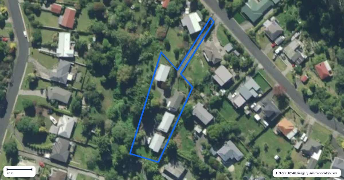 Property context map for 12B Commins Road, Onerahi, Whangarei