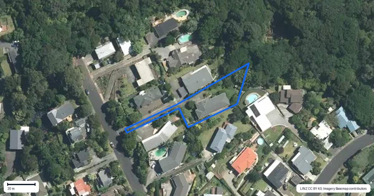 Property context map for 21 Brooke Road, Red Hill, Papakura