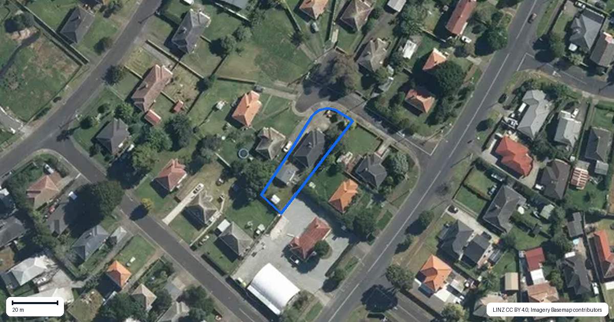 Property context map for 1 Bardia Road, Panmure, Auckland