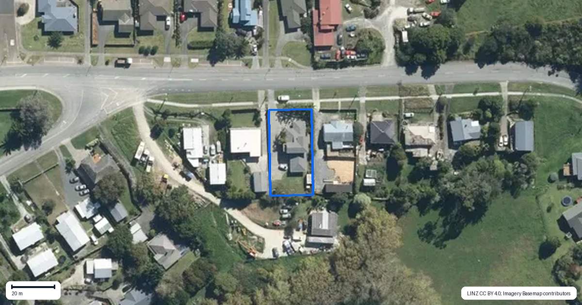 Property context map for 18 Matheson Road, Wellsford