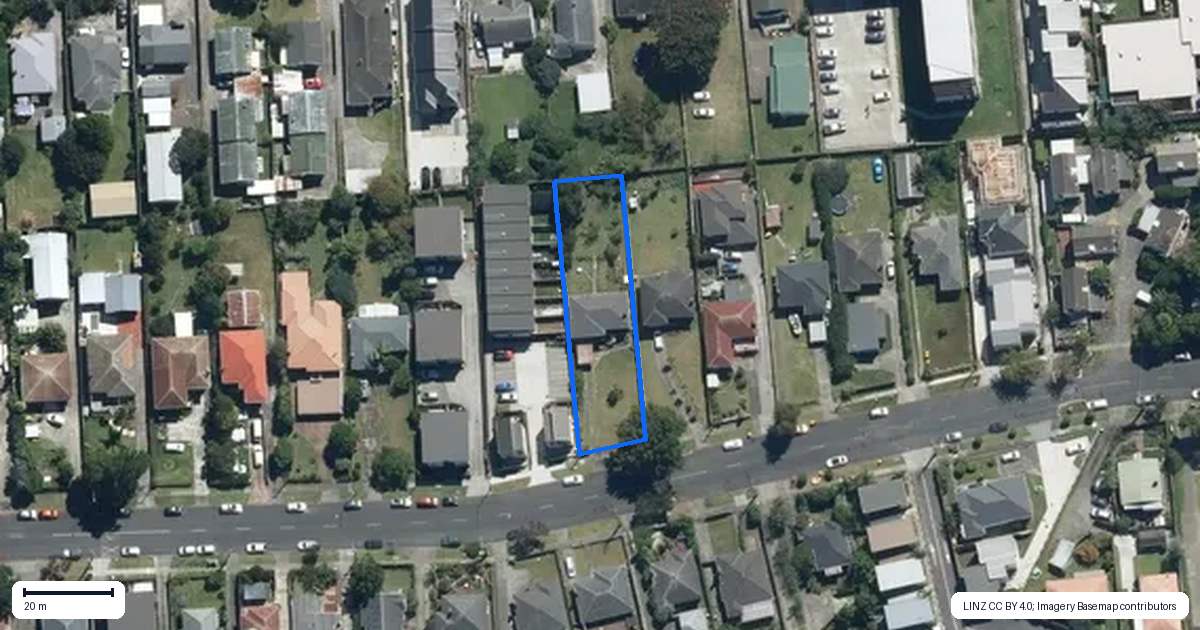 Property context map for 45 Arawa Street, New Lynn, Auckland