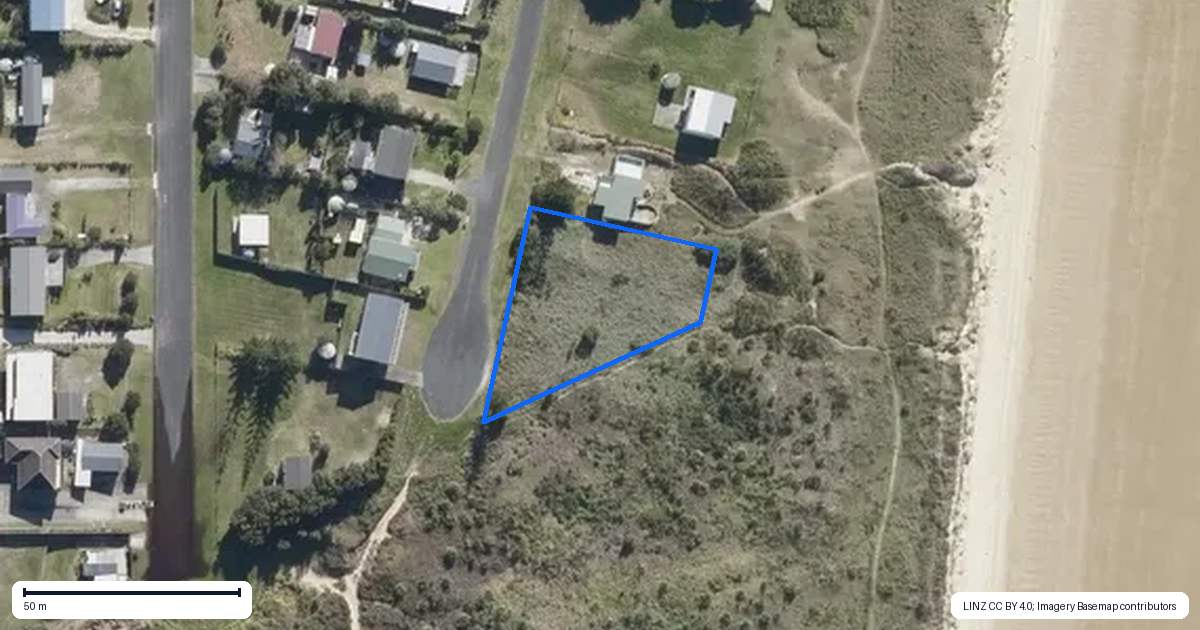 Property context map for 95 Simon Urlich Road, Karikari Peninsula