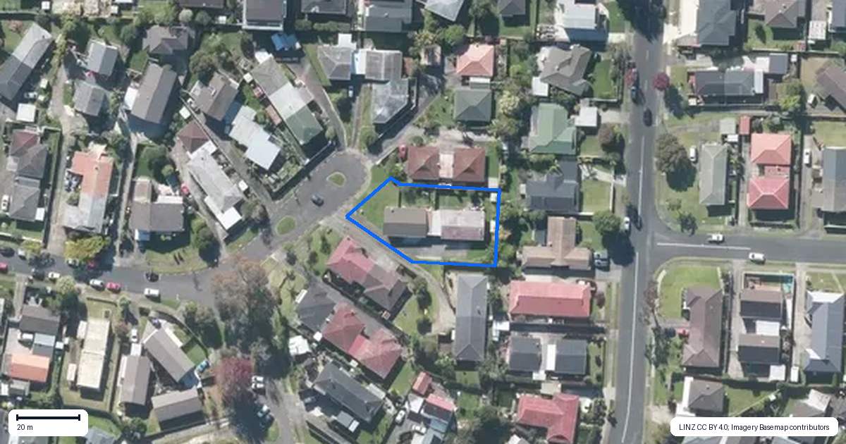 Property context map for 1/32 Ballater Place, Highland Park, Auckland