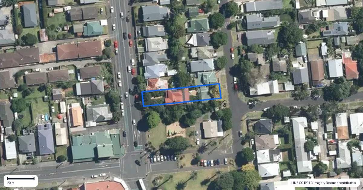 Property context map for 385 Onehunga Mall, Onehunga, Auckland