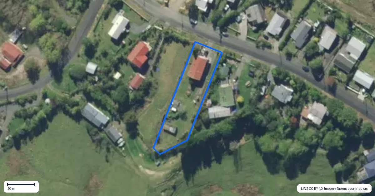 Property context map for 51 View Road, Hikurangi