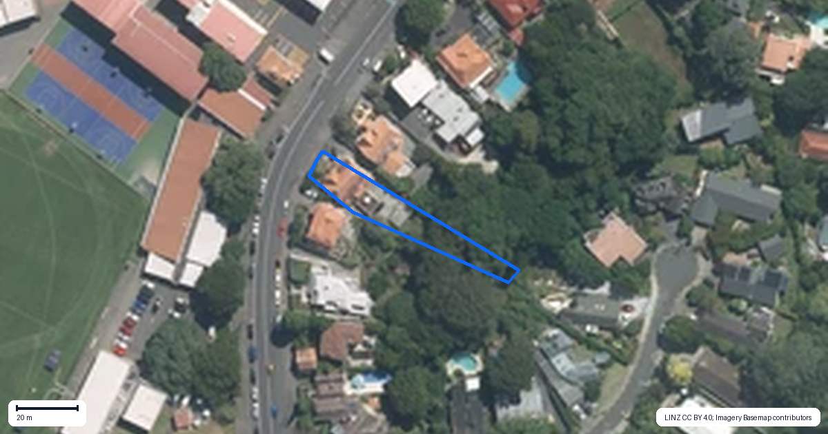 Property context map for 62 Mountain Road, Epsom, Auckland
