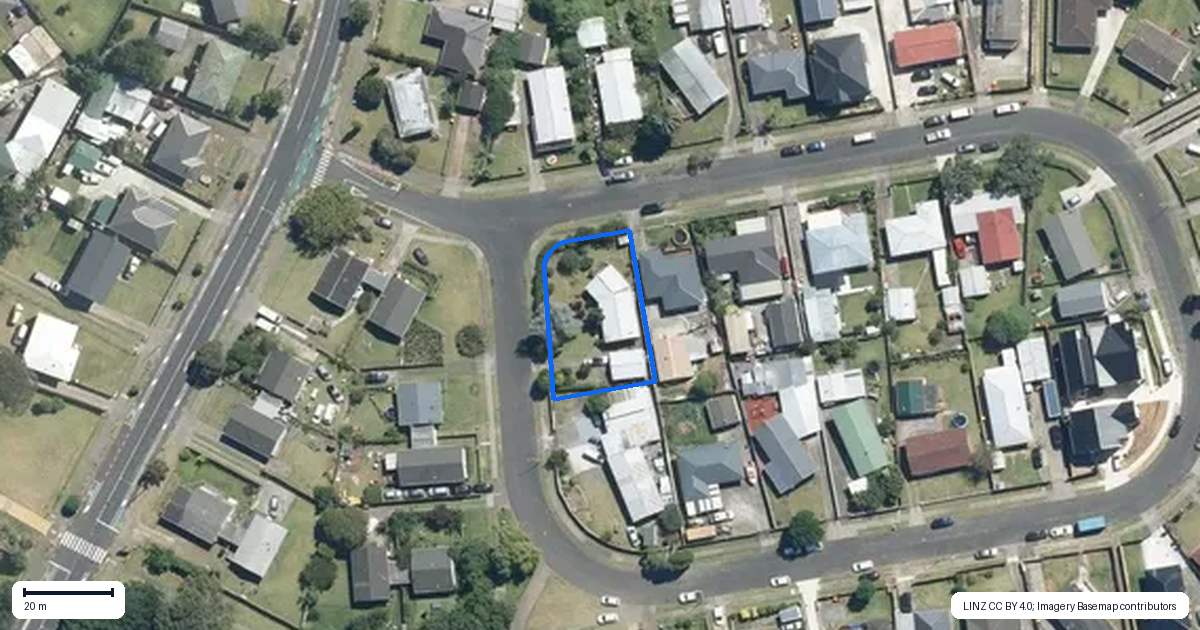 Property context map for 3 Kemble Close, Mangere, Auckland