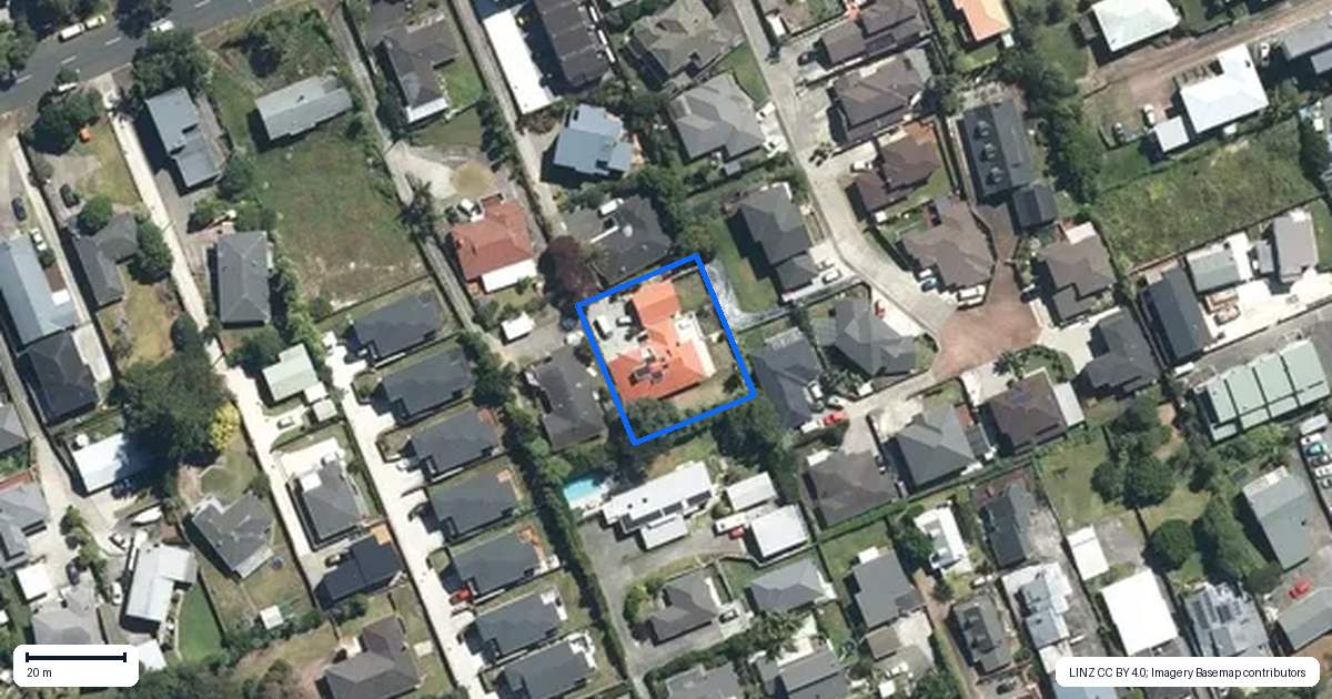 Property context map for 20 Kinross Street, Blockhouse Bay, Auckland