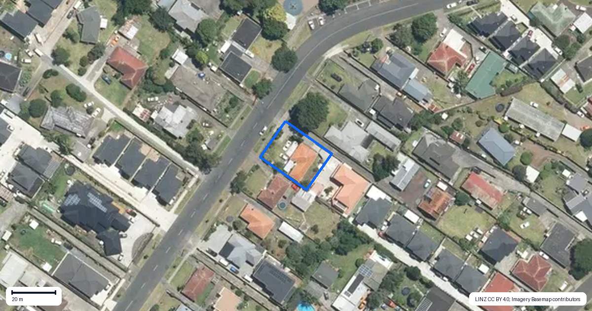 Property context map for 51 Allenby Road, Papatoetoe, Auckland