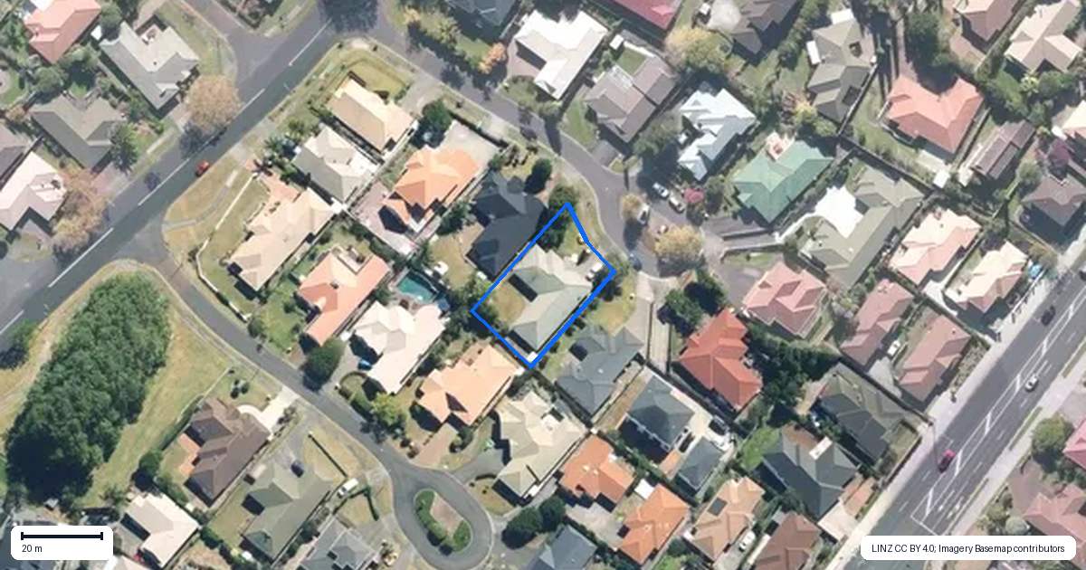 Property context map for 7 Bampton Rise, Northpark, Auckland