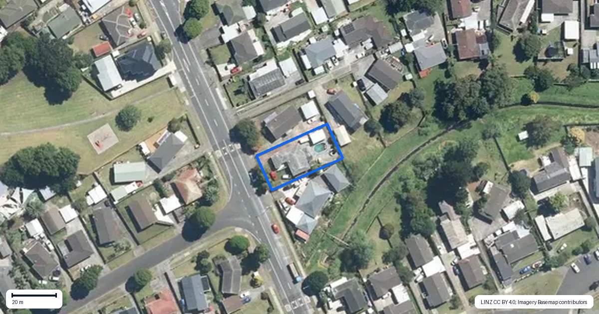 Property context map for 21 Ferndown Avenue, Papatoetoe, Auckland