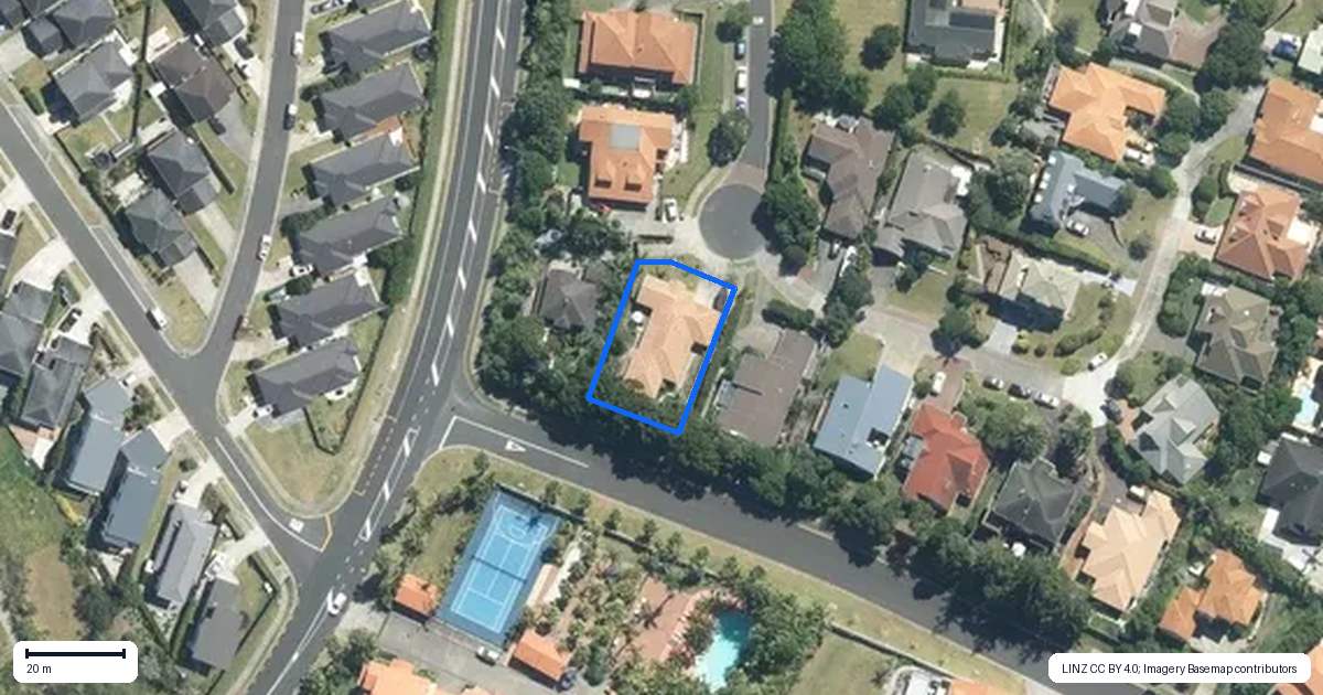 Property context map for 30 Serene Place, Gulf Harbour, Whangaparaoa