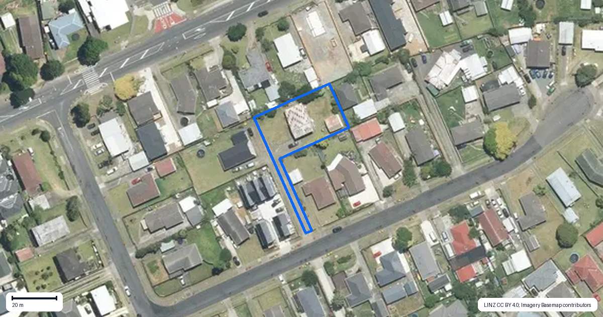Property context map for 10 Gambare Place, Wattle Downs, Auckland