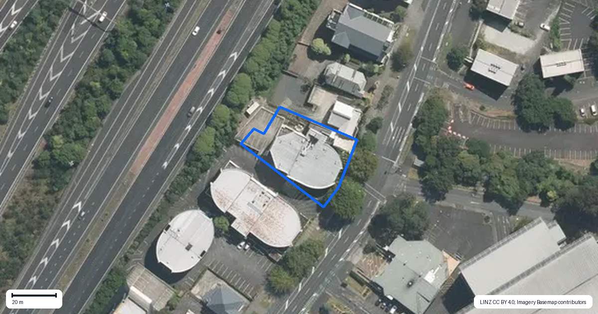 Property context map for 89 Grafton Road, Grafton, Auckland