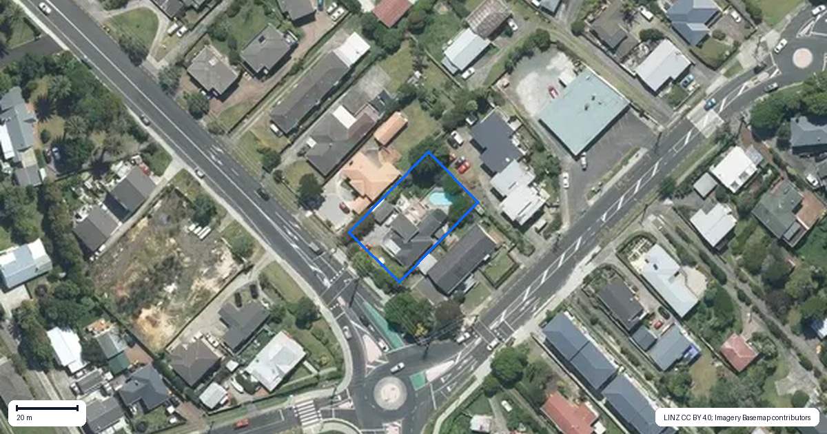 Property context map for 275 Glenfield Road, Glenfield, Auckland
