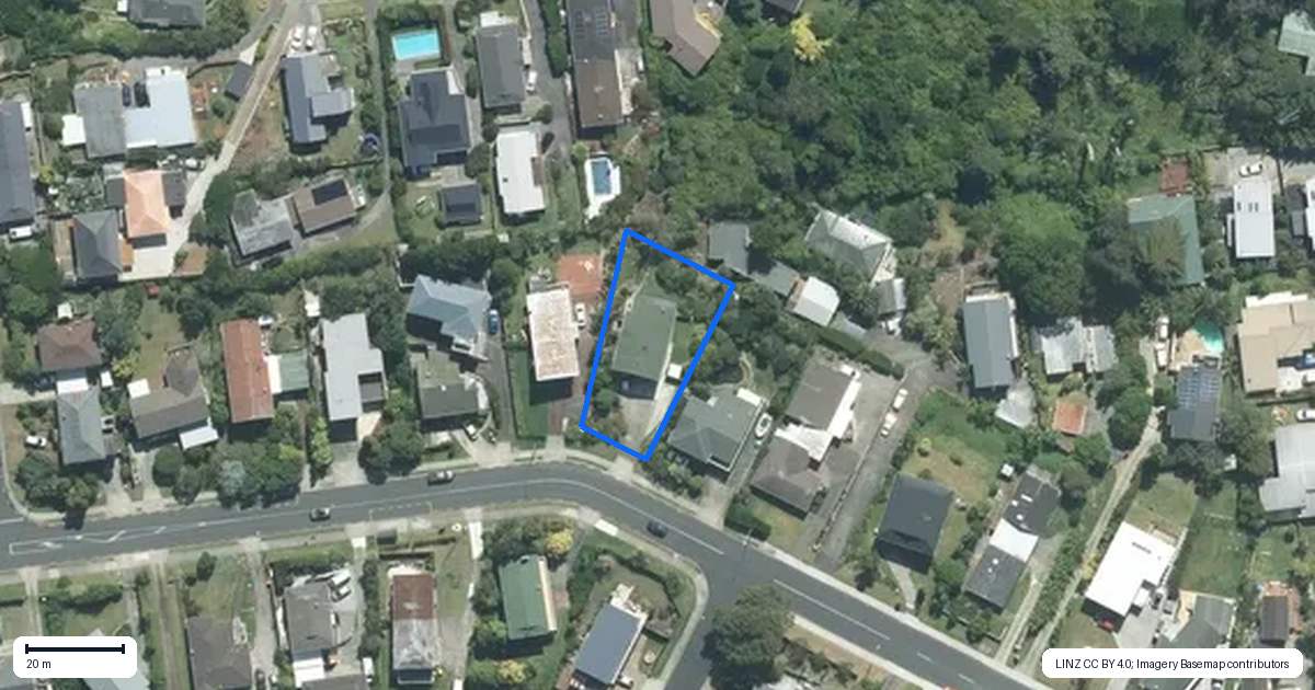 Property context map for 95 Glamorgan Drive, Torbay, Auckland