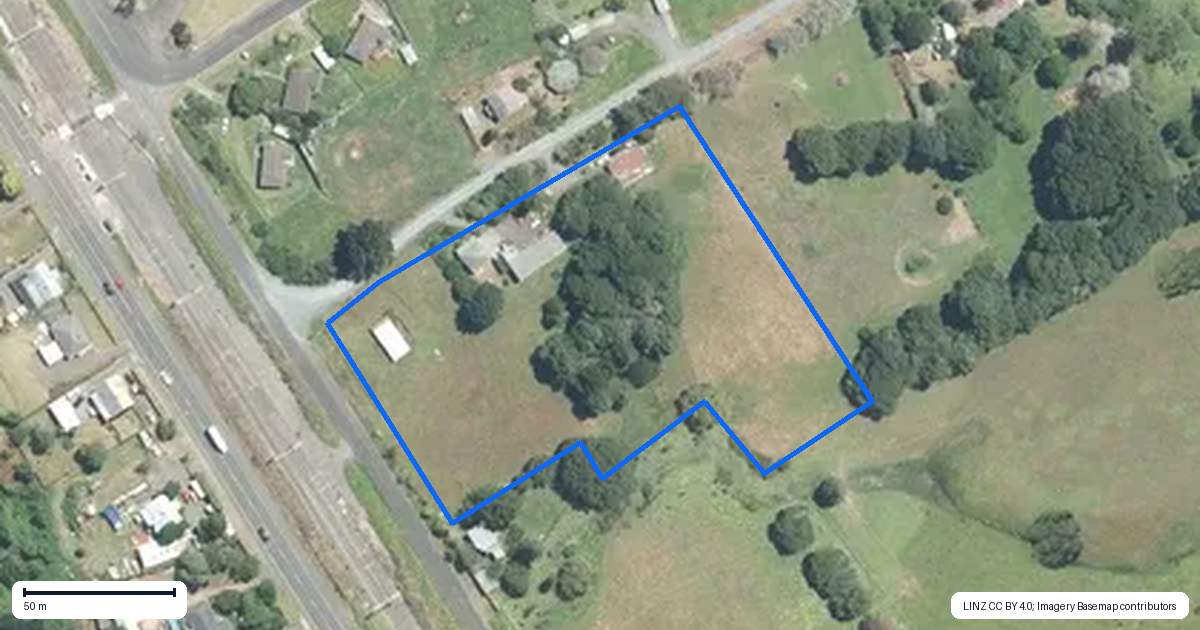 Property context map for 6 Anchor Road, Paerata, Pukekohe