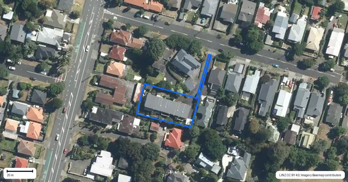 Property context map for 4/130A Shackleton Road, Mount Eden, Auckland
