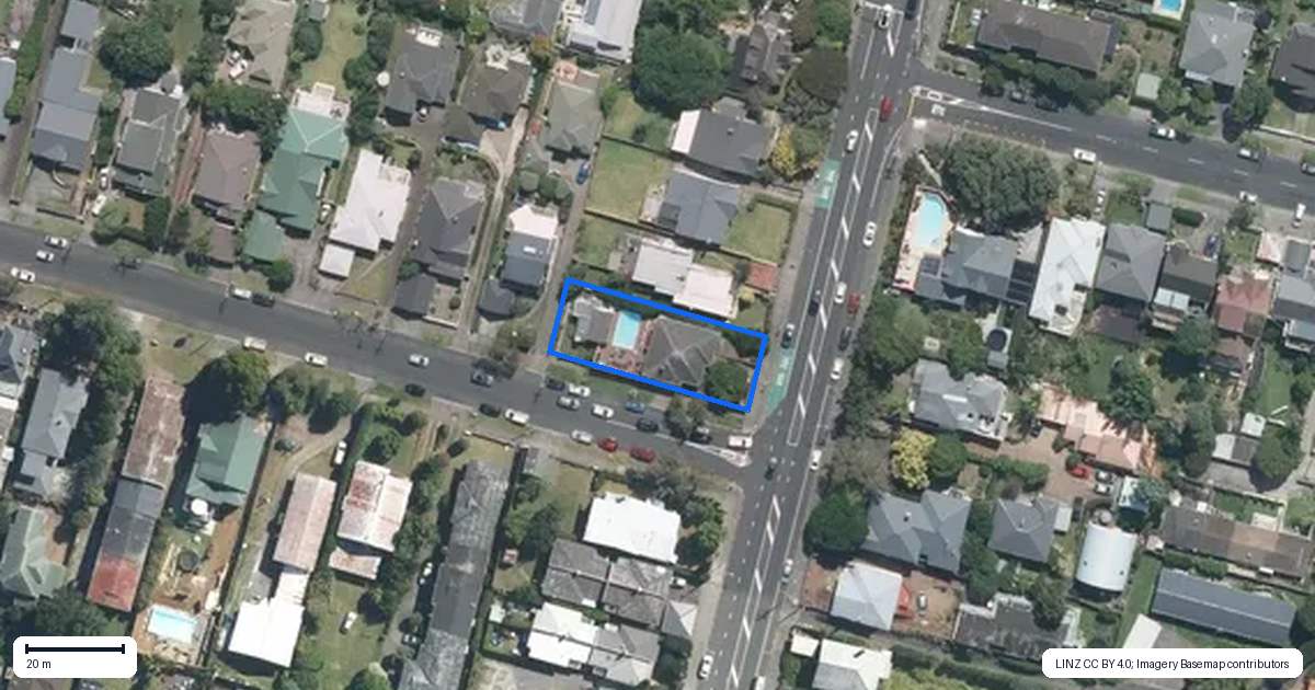 Property context map for 785 Mount Eden Road, Mount Eden, Auckland