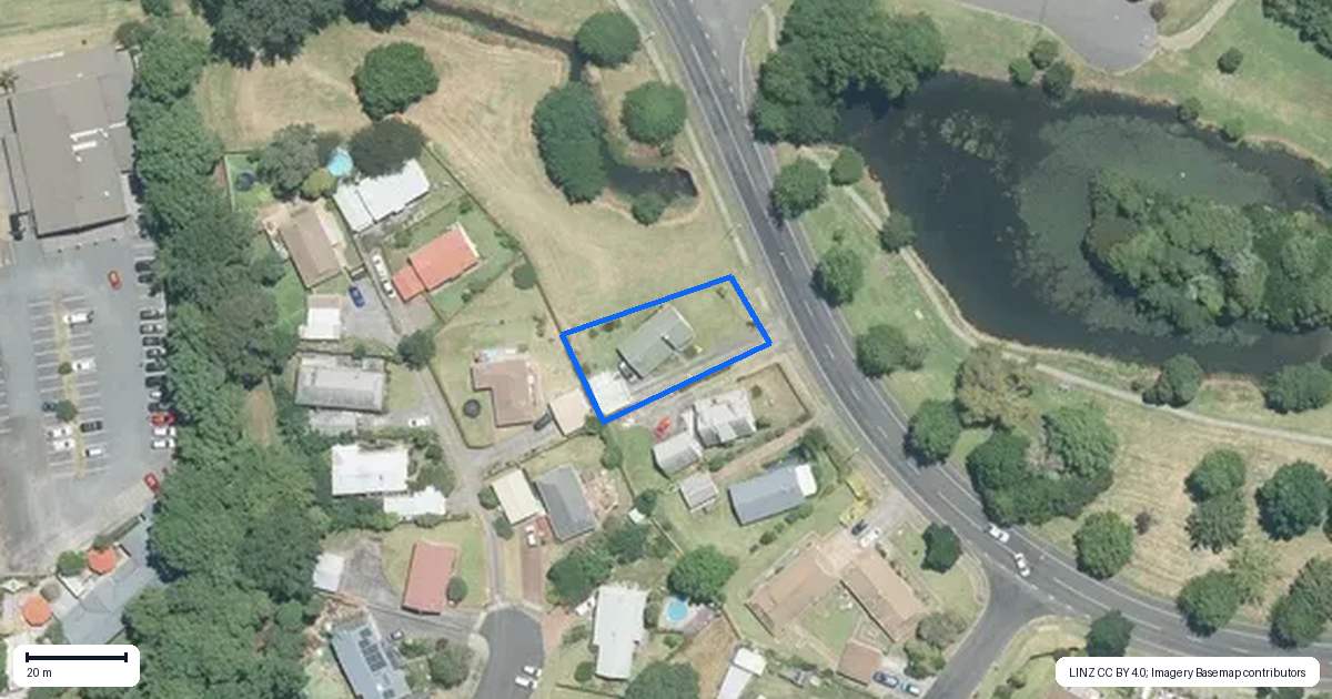 Property context map for 25 Reynolds Road, Pukekohe