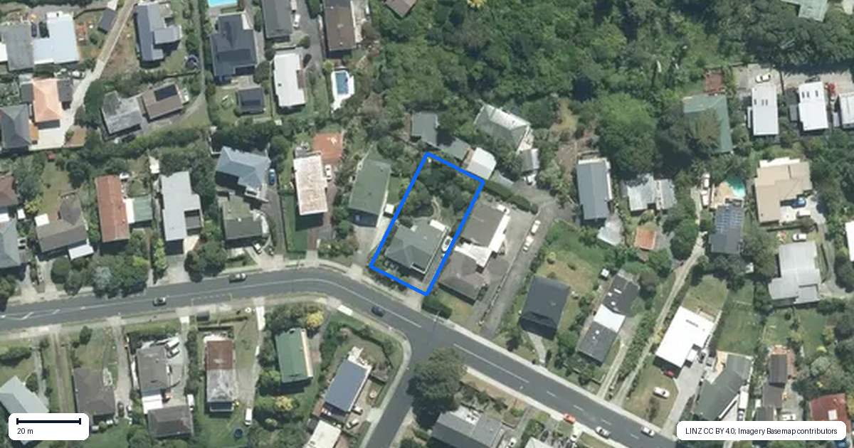 Property context map for 93 Glamorgan Drive, Torbay, Auckland