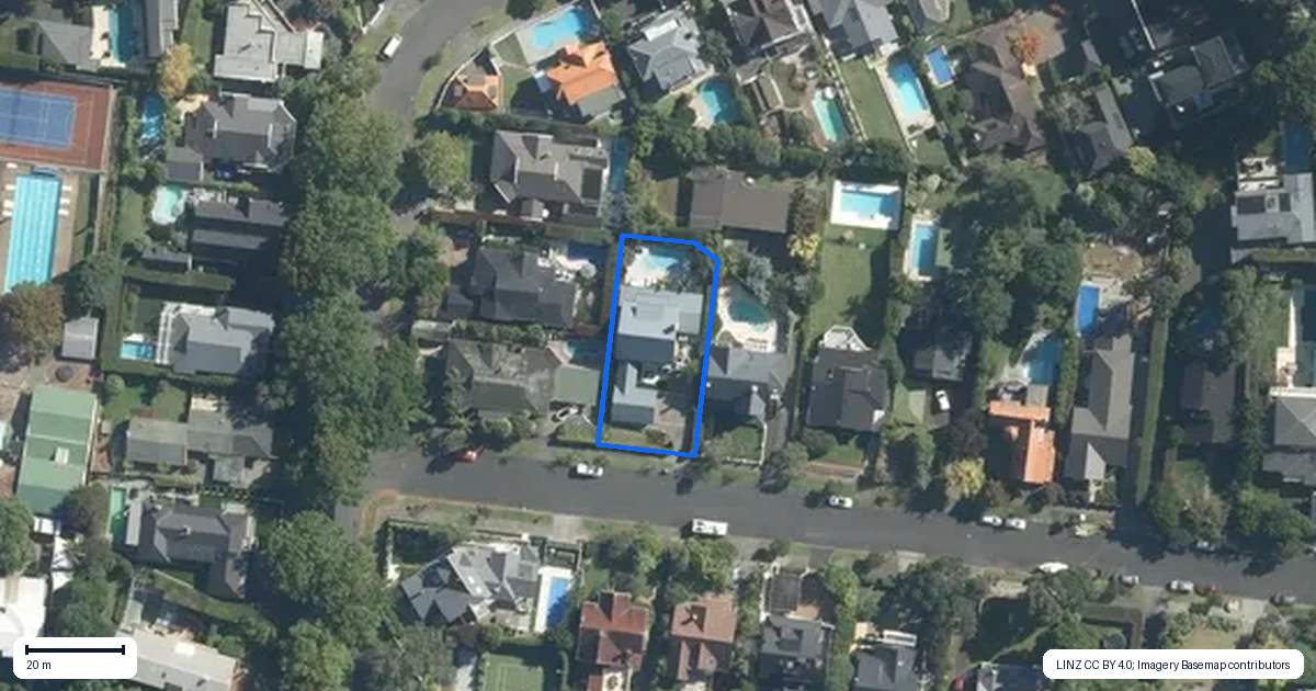 Property context map for 2 Woodley Avenue, Remuera, Auckland