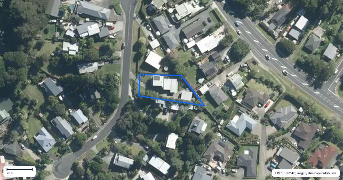 Property context map for 6 Poplar Road, Stanmore Bay, Whangaparaoa
