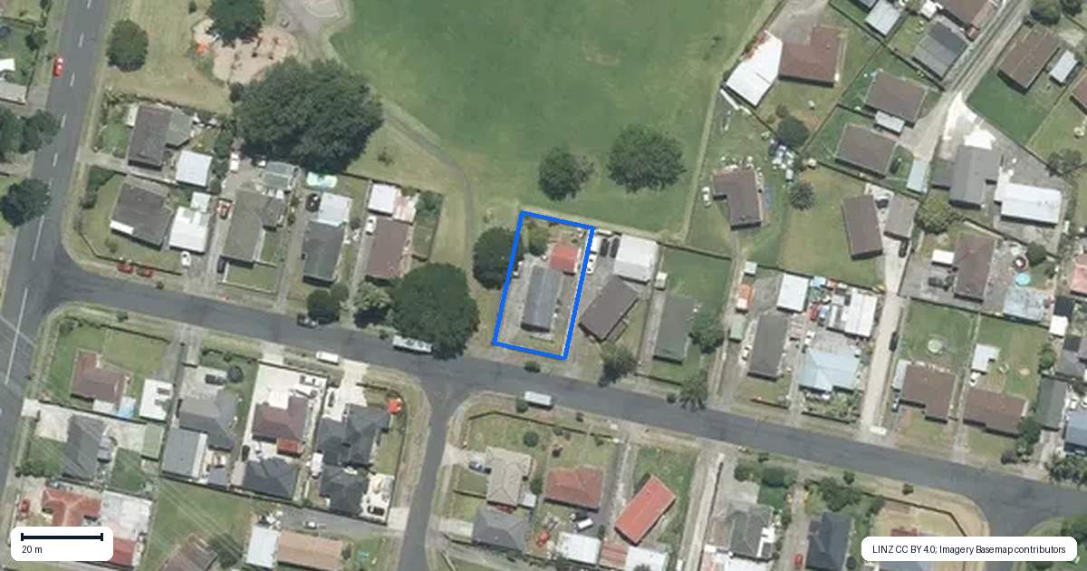 Property context map for 27 Sidey Avenue, Clover Park, Auckland