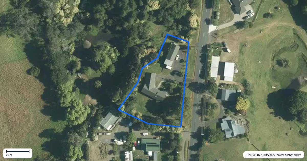 Property context map for 15 Pinnacle Hill Road, Mangatawhiri