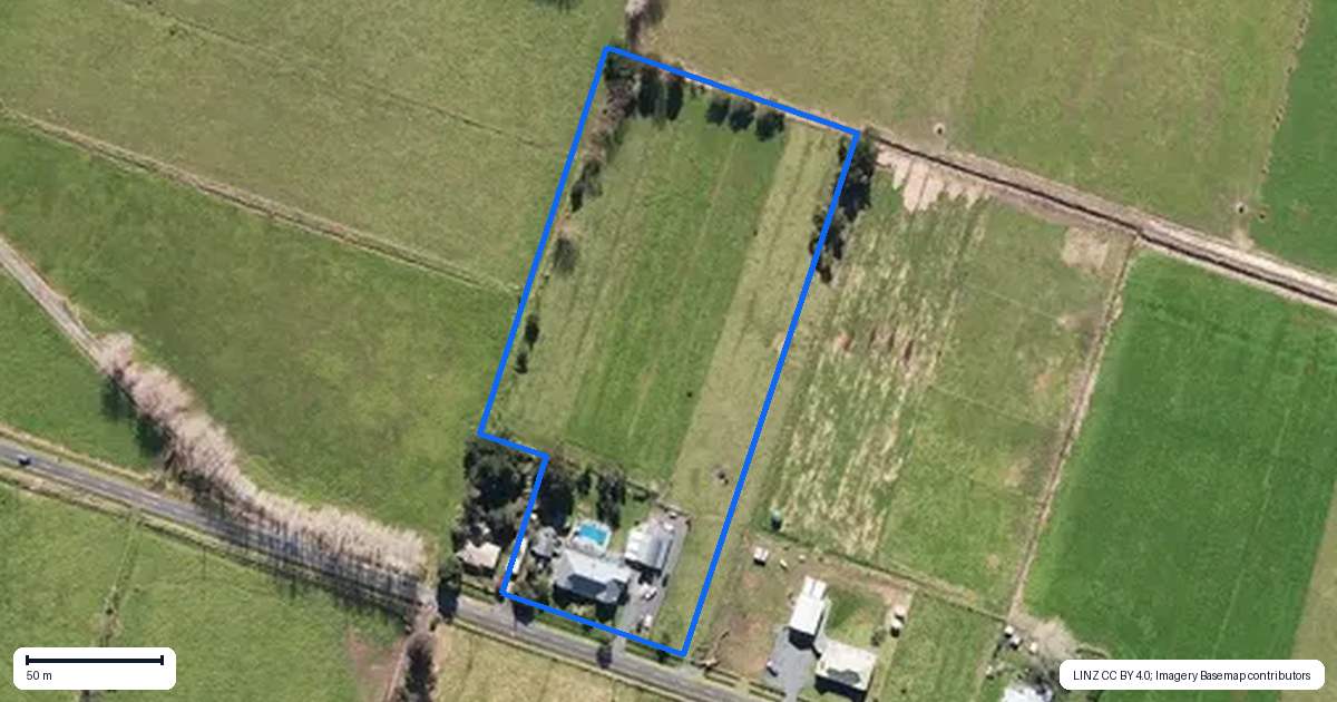 Property context map for 122 Wireless Road, Kaitaia