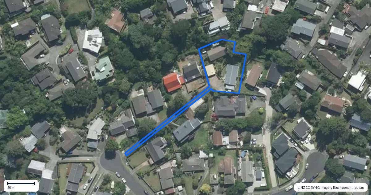 Property context map for 1/7 Branston Avenue, Browns Bay, Auckland