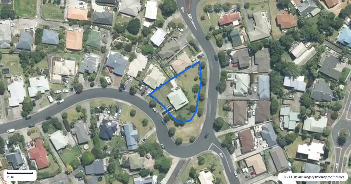Property context map for 6 Kestrel Heights, Arkles Bay, Whangaparaoa