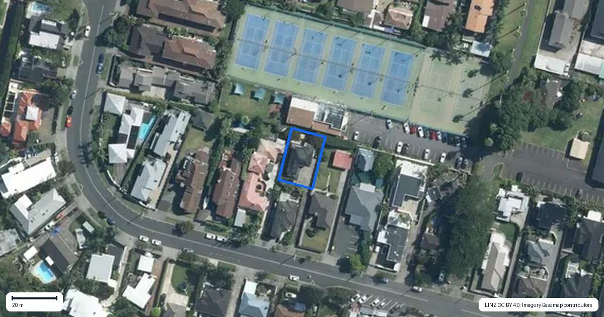 Property context map for 20B Melanesia Road, Kohimarama, Auckland